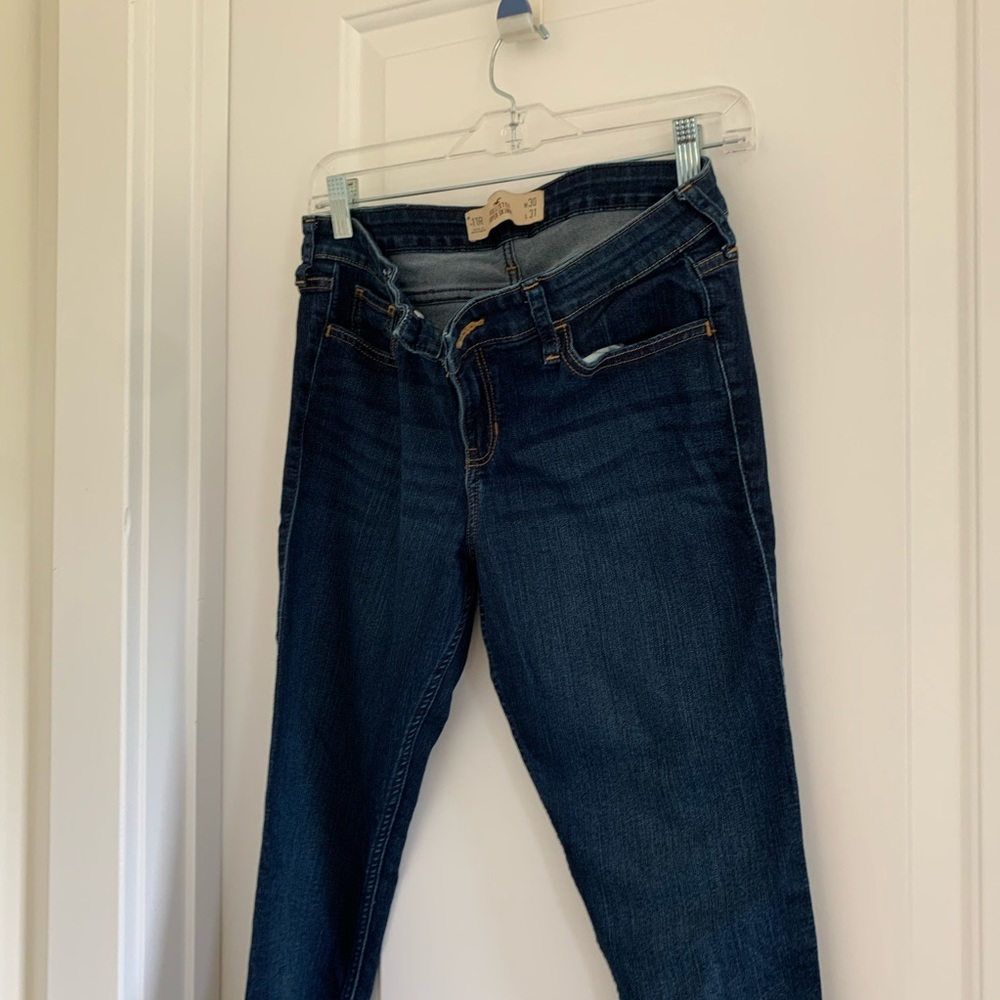 Hollister Super Skinny 11, Darker Wash